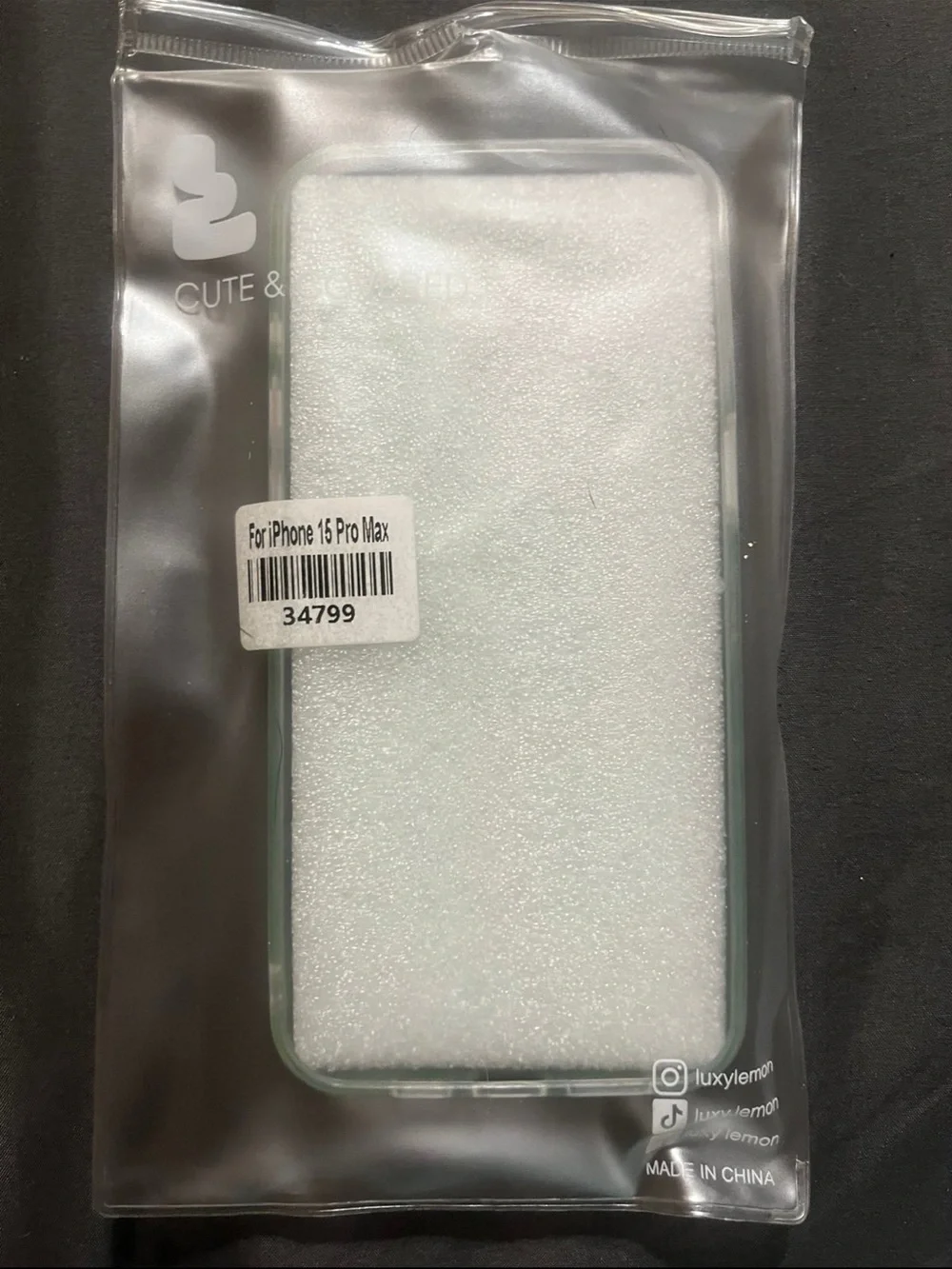 Glitter MagSafe-Compatible Phone Case in Iridescent Green for IPhone 15 Pro Max